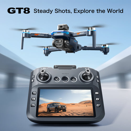 GT8 Smart Drone with Motors & Dual Camera